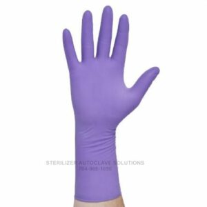 This is a Halyard Purple Nitrile-XTRA Sterile Exam Glove.
