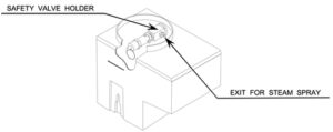 This is the Tuttnauer EZ9 Safety Valve holder.