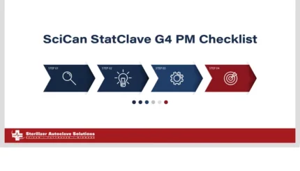 This is the SciCan StatClave G4 PM Checklist.