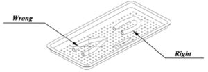 This is the tubing tray loading diagram for Tuttnauer autoclaves.