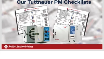 This is the thumbnail showing Our Tuttnauer PM Checklists