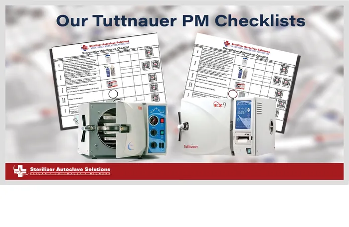 This is the thumbnail showing Our Tuttnauer PM Checklists