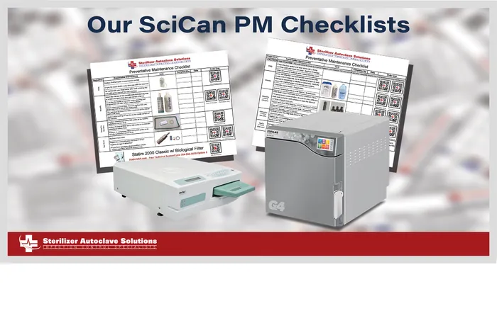 This is the thumbnail showing Our SciCan PM Checklists