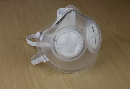 This is a reusable silicone n95 mask prototype.