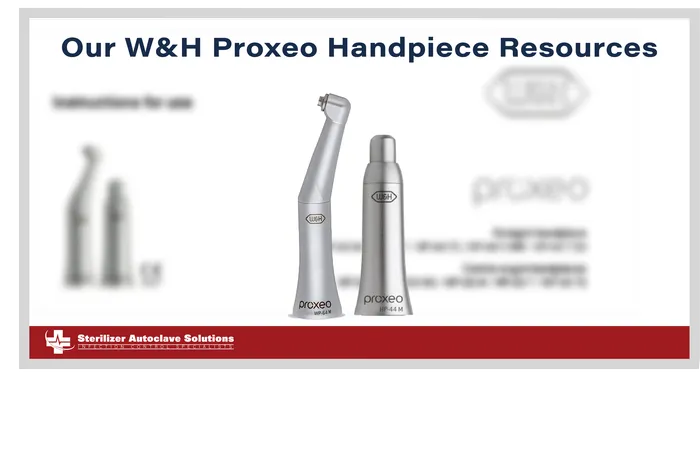 This thumbnail shows Our W&H Proxeo Handpiece Resources