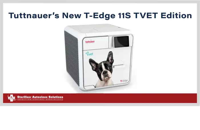 This is Tuttnauer's New T-Edge 11S TVET Edition autoclave.