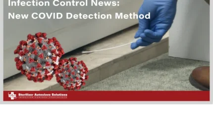 This is the infection control news article for a new COVID detection method.