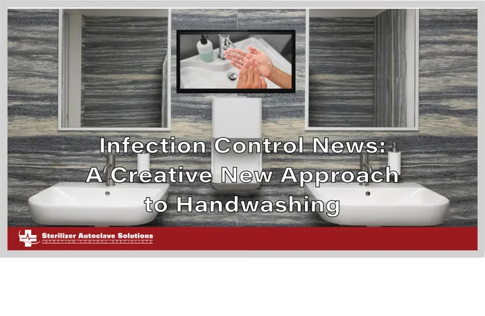 This graphic is the thumbnail for "Infection Control News: A Creative New Approach to Handwashing.