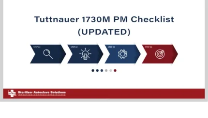 This is the updated PM Checklist blog for the Tuttnauer 1730M.