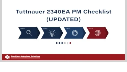 This is the updated PM Checklist blog for the Tuttnauer 2340EA.