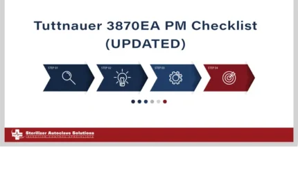 This is the updated PM Checklist blog for the Tuttnauer 3870EA.