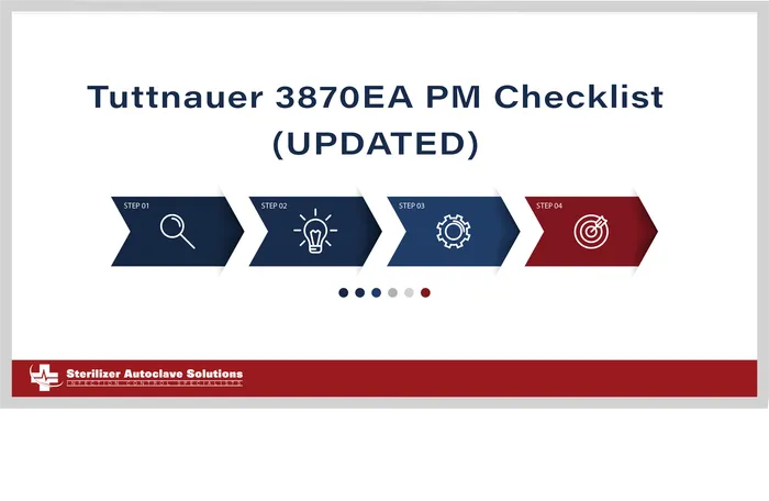 This is the updated PM Checklist blog for the Tuttnauer 3870EA.