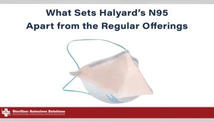 This thumbnail graphic shows the title of the article and a Halyard n95 respirator.