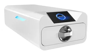 This is the Enbio S autoclave from an angled profile.