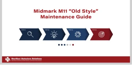 This graphic states that this article is about the Midmark M11 "Old Style Maintenance Guide