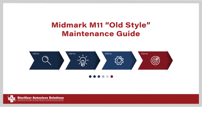 This graphic states that this article is about the Midmark M11 "Old Style Maintenance Guide