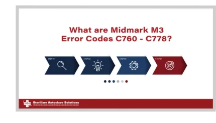 This graphic states that this article is about the Midmark M3 Error Codes C760 - C778