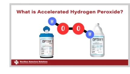 This graphic shows that this blog will talk about Accelerated Hydrogen Peroxide and what it is.