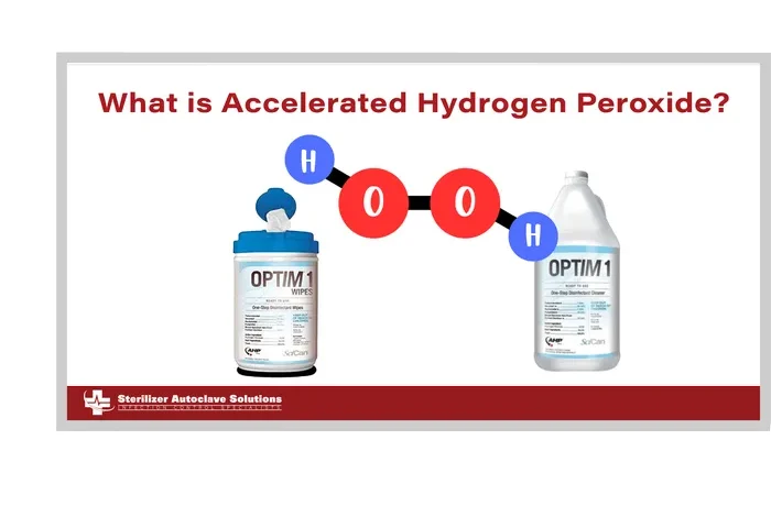 This graphic shows that this blog will talk about Accelerated Hydrogen Peroxide and what it is.