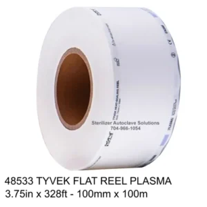 1 flat reel of 48533 Halyard Heat Seal Tyvek Sterilization pouch film.