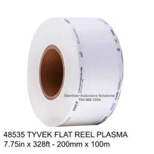 1 flat reels of 48535 Halyard Heat Seal Tyvek Sterilization pouch film.