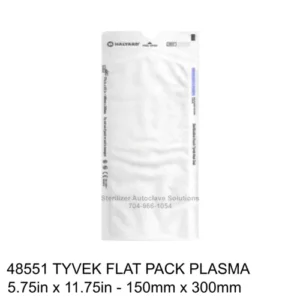 48551 Single use Halyard Self Seal Tyvek Plasma Sterilization pouch.