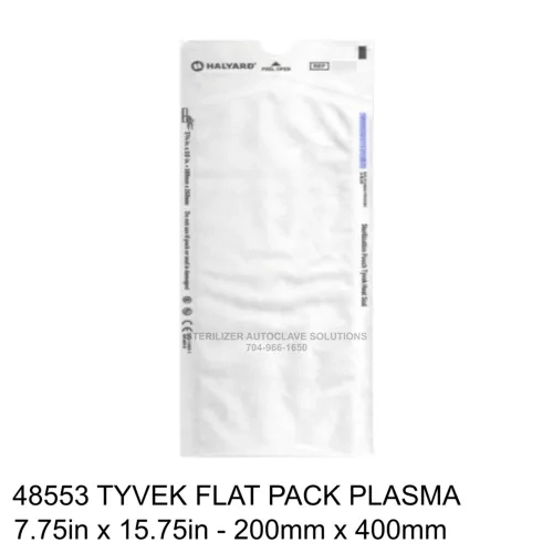 48553 Single use Halyard Self Seal Tyvek Plasma Sterilization pouch.