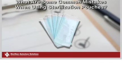 This is a thumbnail graphic with a checklist and sterilization pouches with a text title.