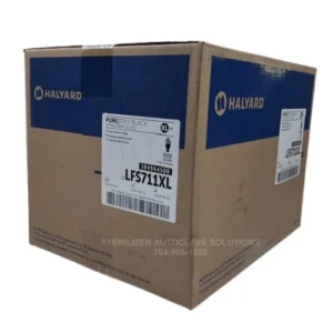 CASE of 1000 X-Large Halyard PureZero Black Nitrile Exam Gloves LFS711XL