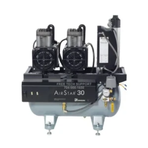 Air Techniques AS30 Oil-less Three Headed Compressor