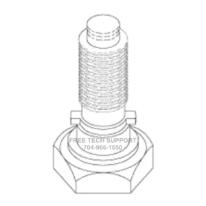AMA045 AMSCO / Steris 3/8" inch BONNET & SYLPHON ASSEMBLY
