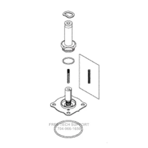 AMK183 AMSCO Steris SOLENOID VALVE REPAIR KIT FOR 3/8” PORT VALVES