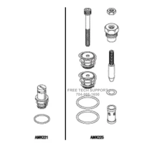 AMP209 AMSCO Steris PM PACK (DOUBLE DOOR MANIFOLD)