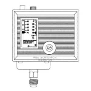 AMS253 AMSCO Steris PRESSURE CONTROL SWITCH - OPERATING PRESSURE