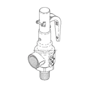 AMV201 AMSCO Steris SAFETY VALVE - 50 PSI