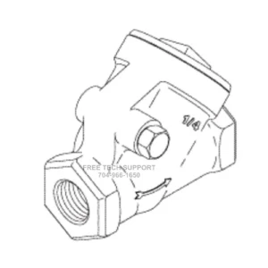 AMV228 AMSCO Steris CHECK VALVE (1/4")
