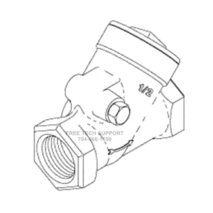 AMV229 AMSCO Steris CHECK VALVE (1/2")