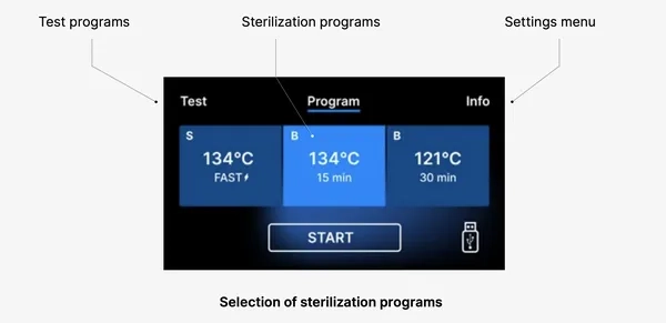 enbio program screen labeled graphic
