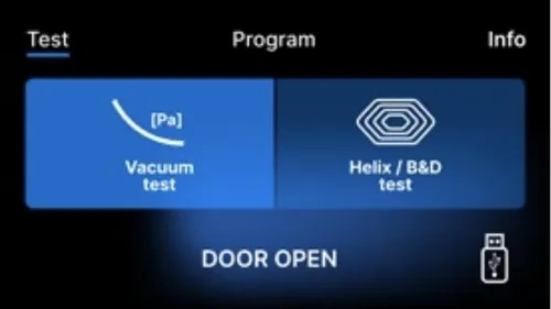 enbio test field screen door open graphic