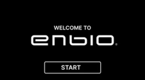 enbio welcome screen graphic