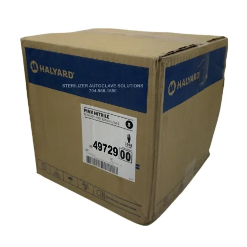 Case of 1000 Small Halyard Pink Powder Free Nitrile Exam Gloves 49729
