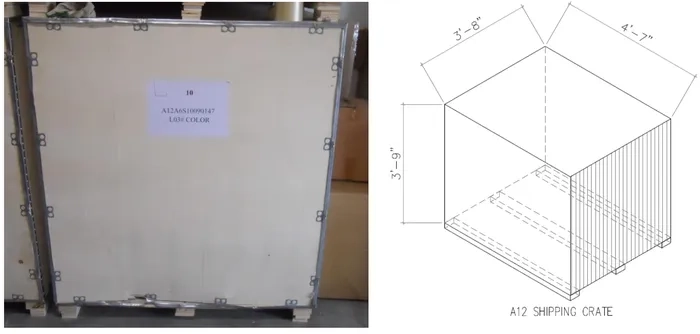 flight a12 operatory shipping crate graphic