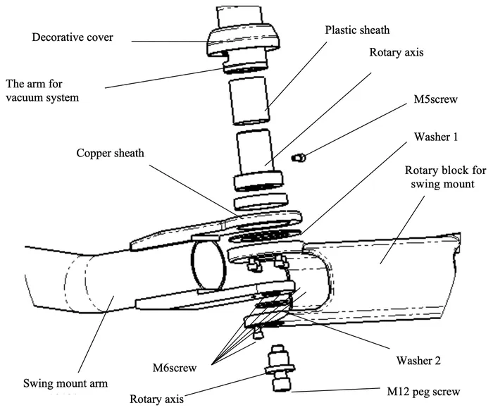 flight a12 operatory sswing mount and arm assembly graphic