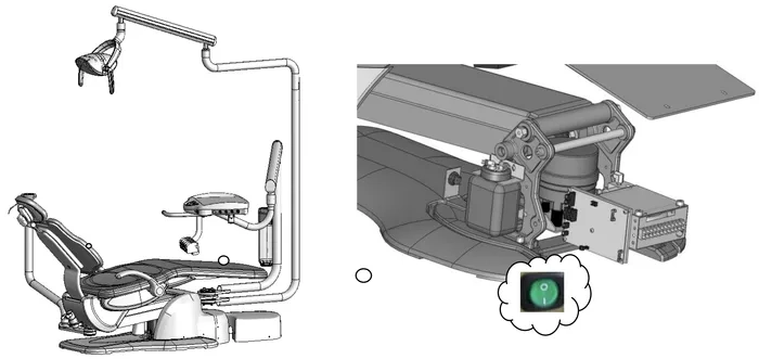 This is the Flight A6 Radius Package Operatory power switch