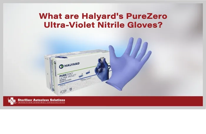 This is a thumbnail graphic with title text and a box of gloves and example glove.