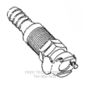 Scican Statim RPI FEMALE QUICK CONNECT FITTING (WHITE) Part #RPF428