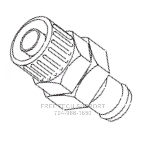 Scican Statim RPI MALE QUICK CONNECT FITTING (WHITE) Part #RPF429