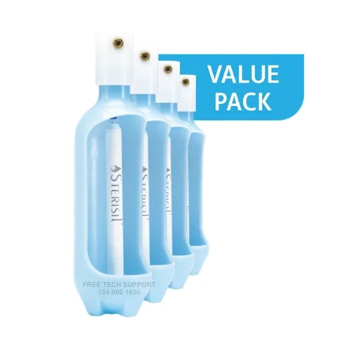Sterisil Straw Everyday Value 4 Pack - Distilled S365-VAL4 in bottles