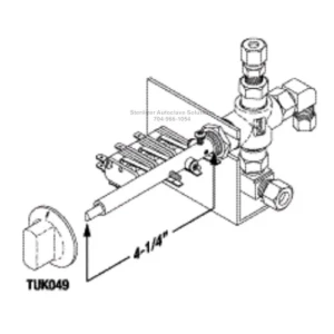 Tuttnauer 1730MKV Long Shaft Multi-Purpose Valve RPI Part TUV097