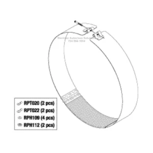 Tuttnauer 3850E 600W 230V Heating Element RPI Part #TUH148